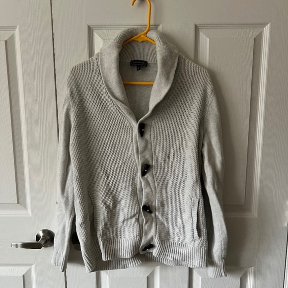 Express Design Toggle Cardigan Sweater Men's Large - Picture 1 of 4